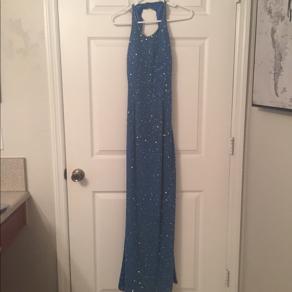 Scala Fitted Prom Dress